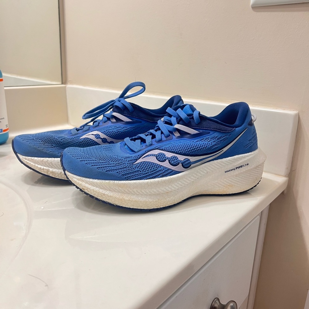 Saucony Vibrant Blue Athletic Sneakers
